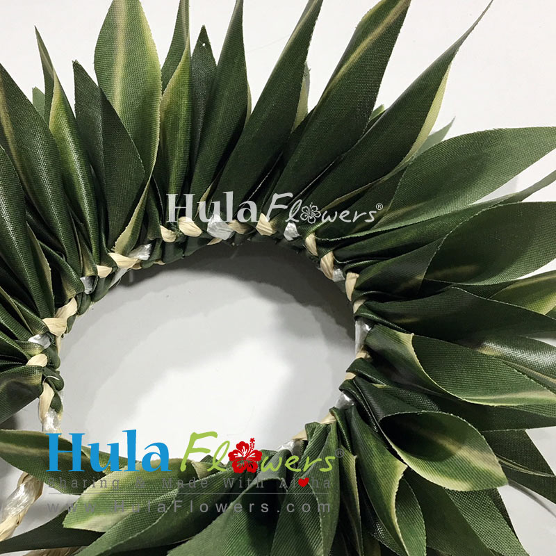 DIY Silk Ti Leaves (Making Haku)  hulaflowers.com